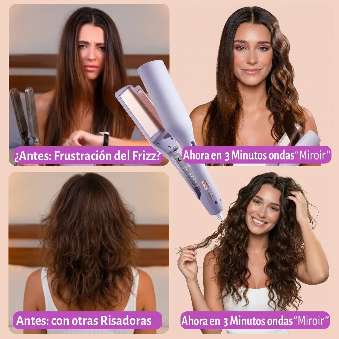 Rizador de Ondas Profundas WaveMaster 32 mm - Ondas Miroir en 3 Min