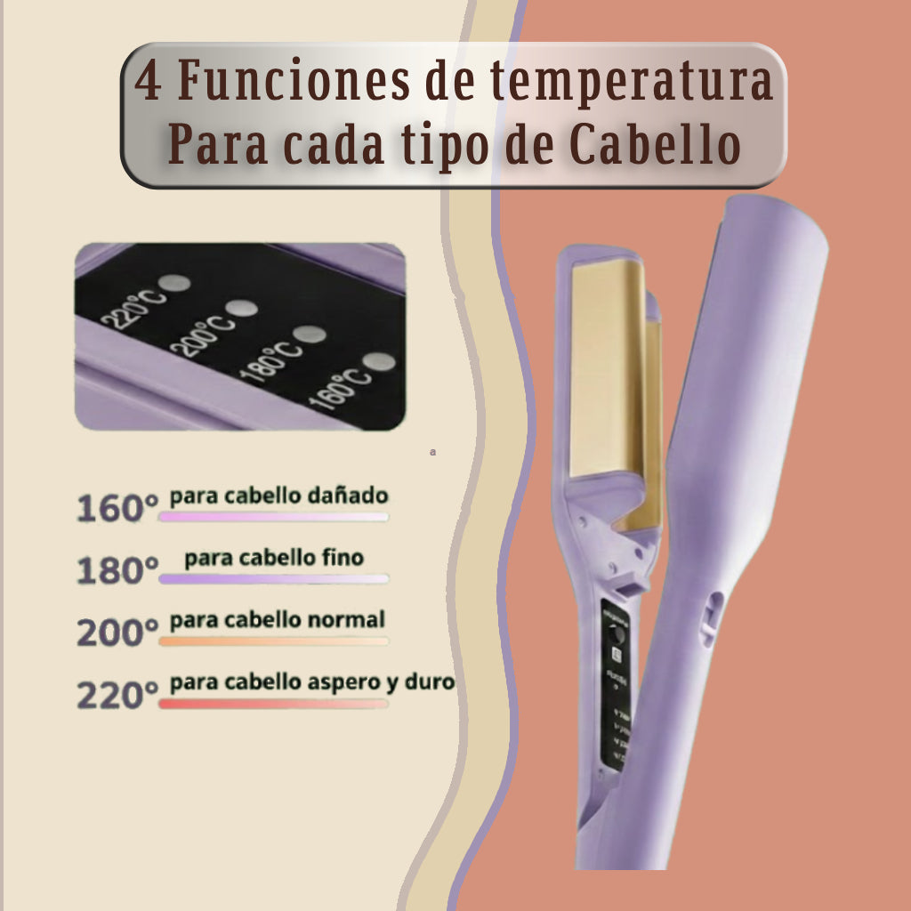 Rizador de Ondas Profundas WaveMaster 32 mm - Ondas Miroir en 3 Min